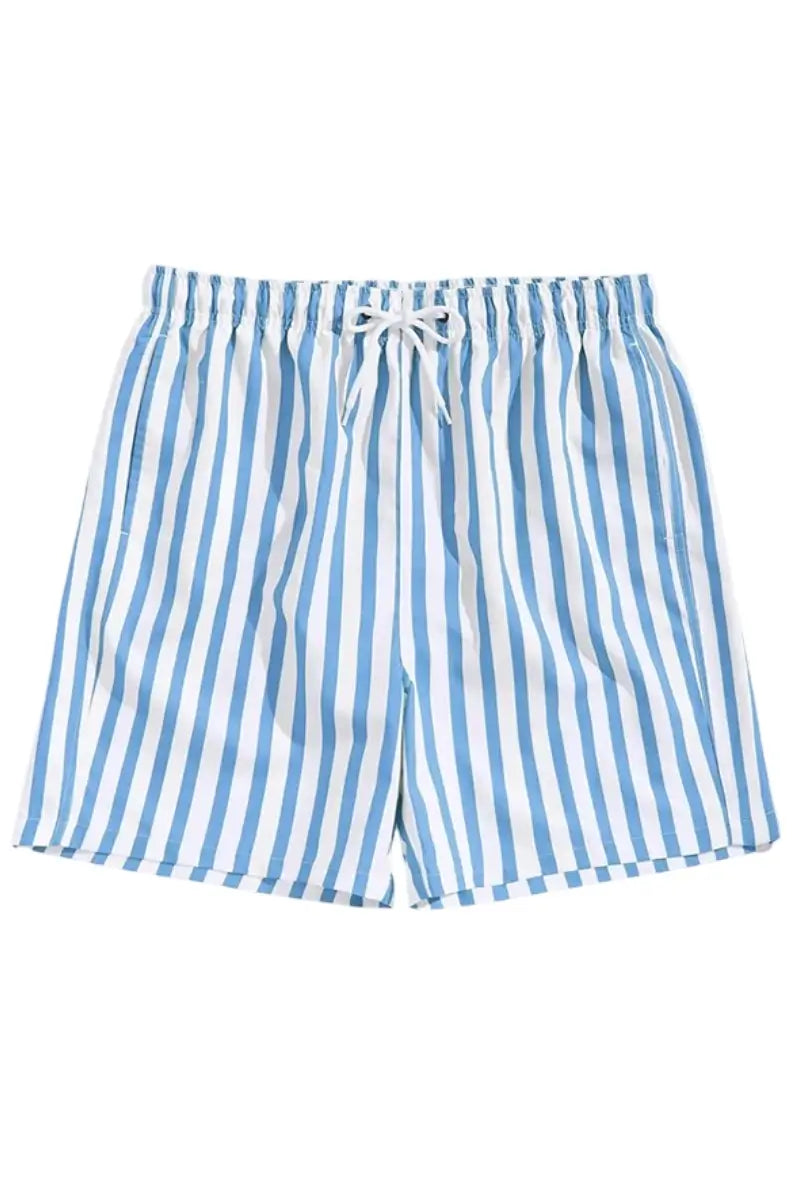 THE AZURE STRIPE SHORTS