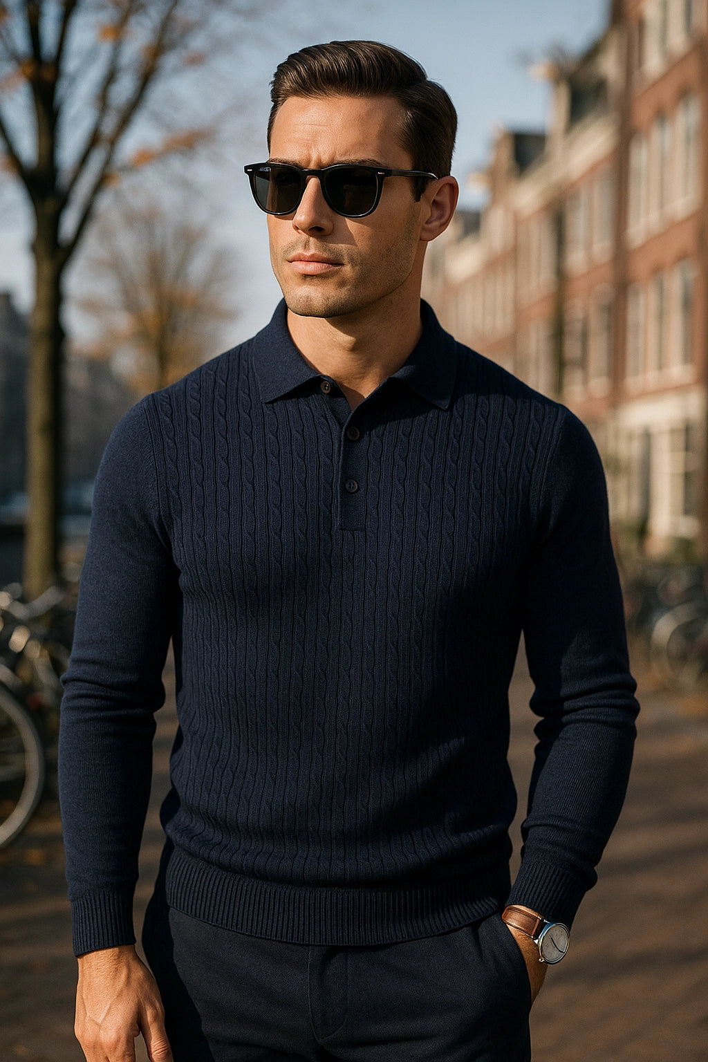 THE BRISTOL LONGSLEEVE POLO