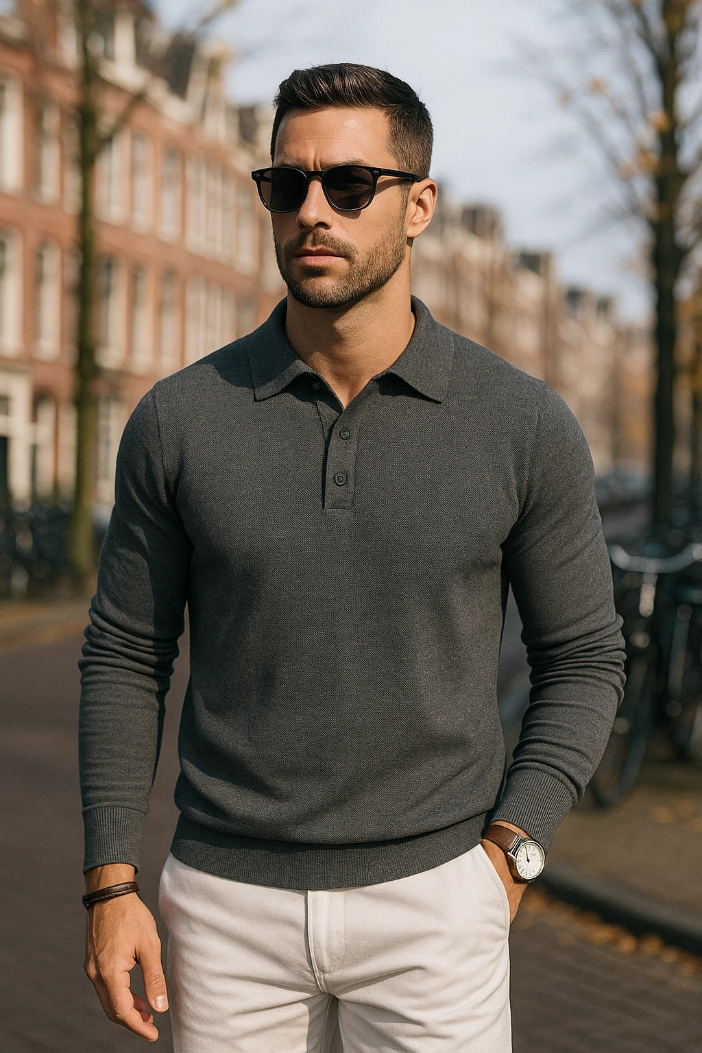 THE CHESTER LONGSLEEVE POLO
