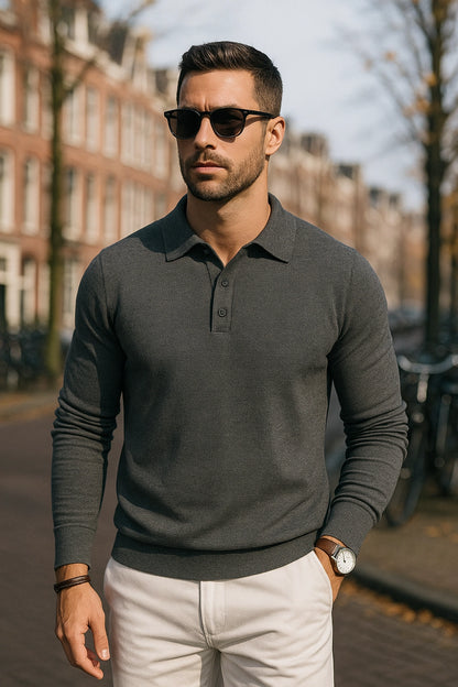 THE CHESTER LONGSLEEVE POLO