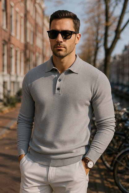 THE CHESTER LONGSLEEVE POLO