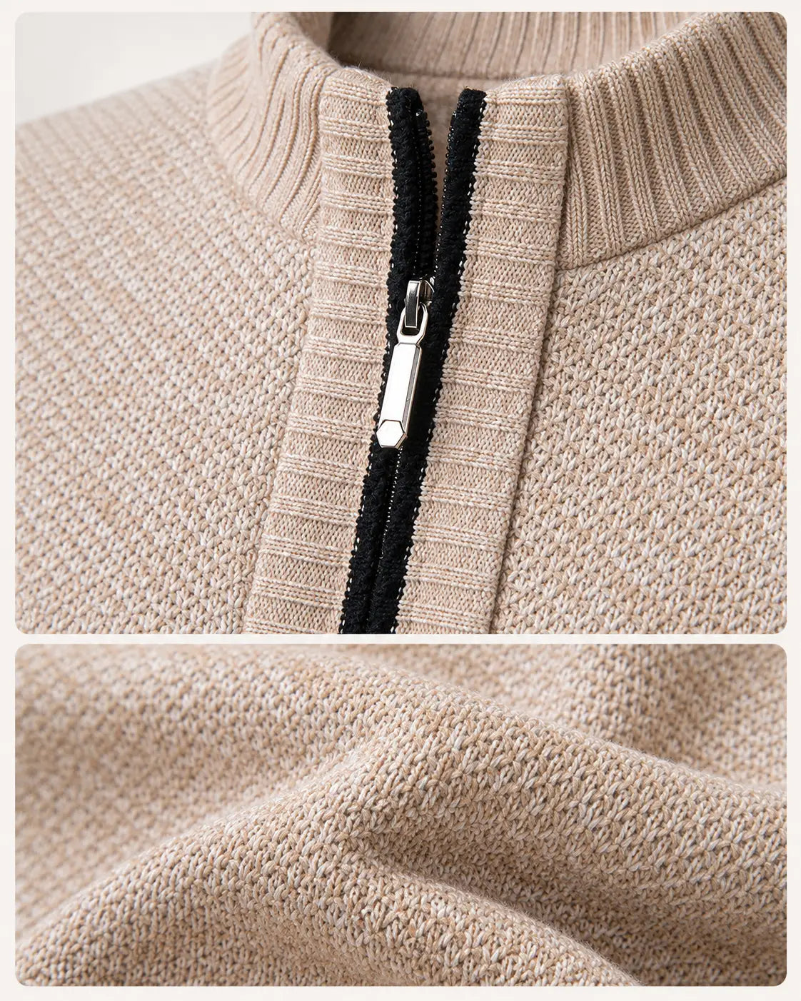 THE DAVOS KNIT ZIP