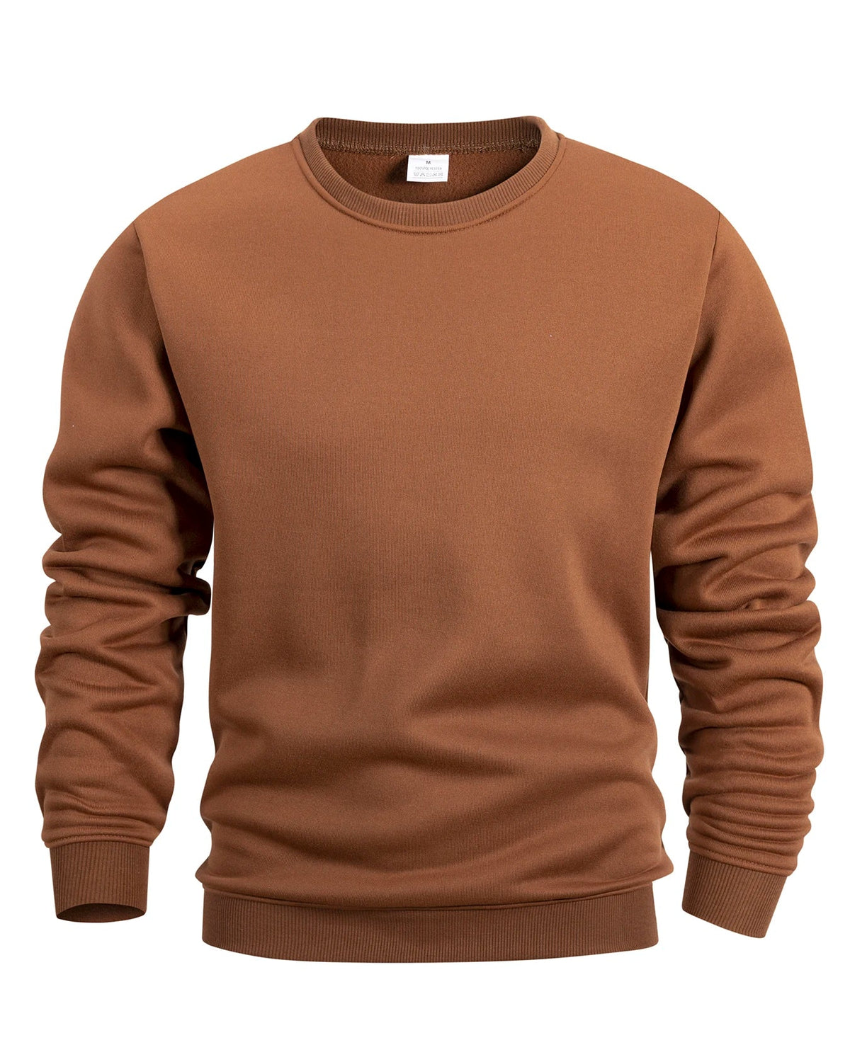 Brown sweatshirt on a white background