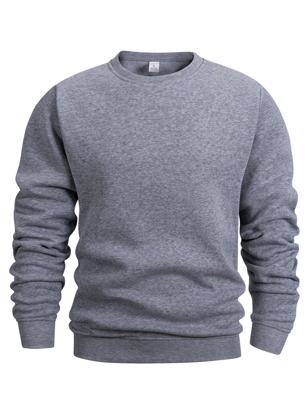 Gray sweatshirt on a white background