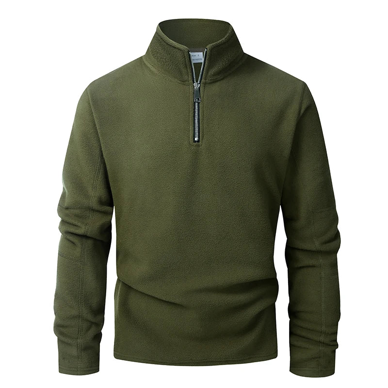 THE VERBIER FLEECE QUARTER ZIP