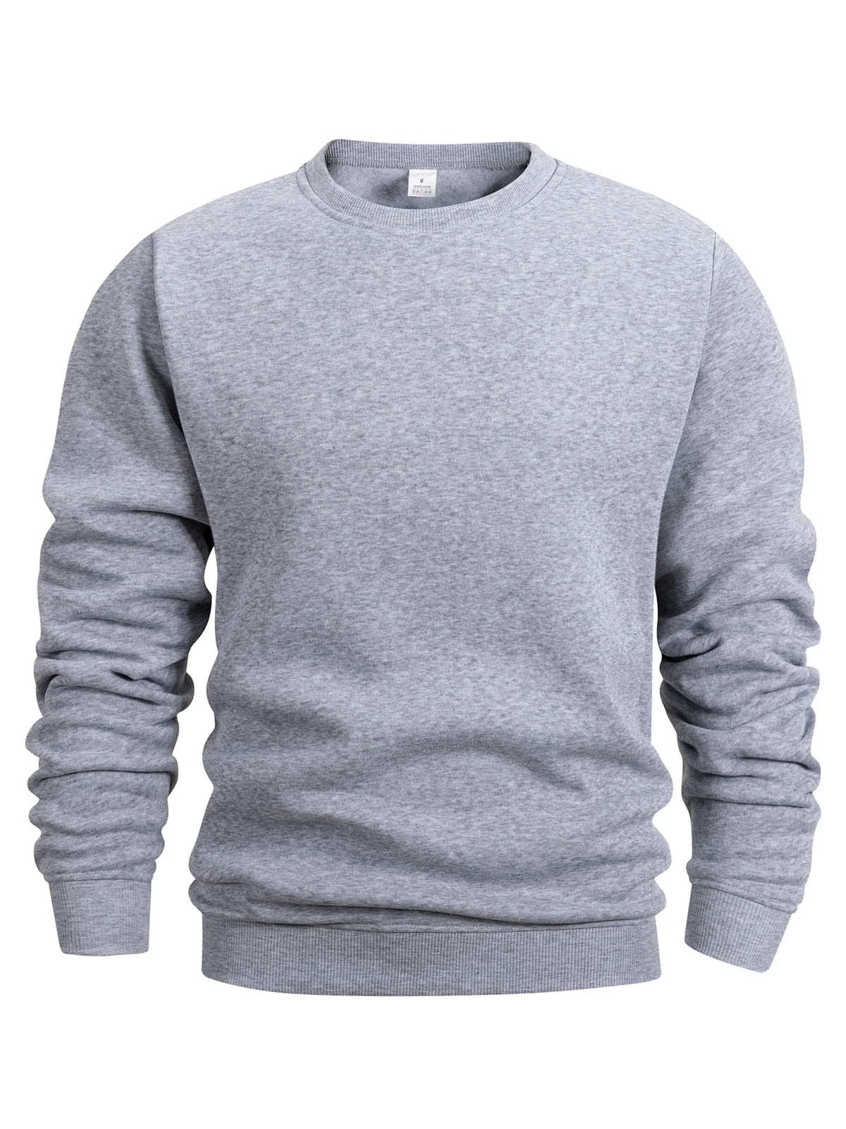 Gray sweatshirt on a white background