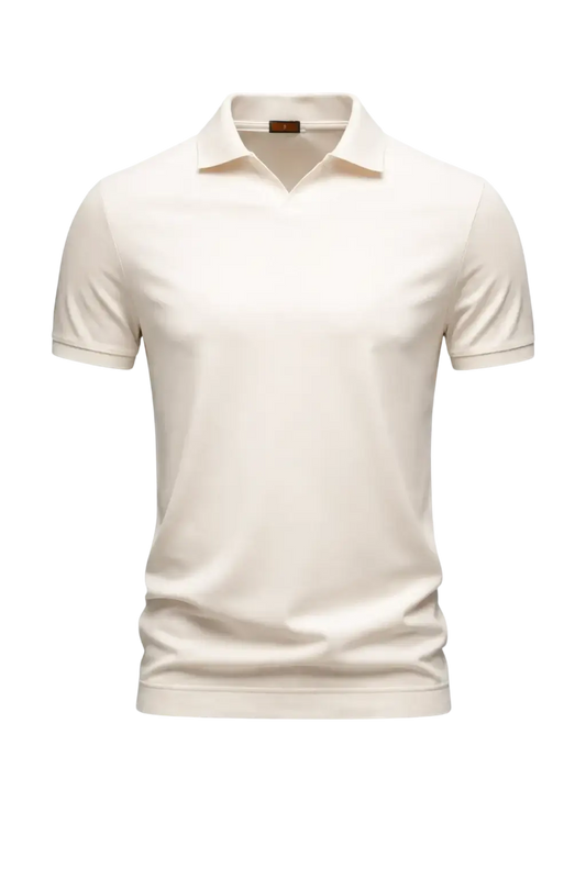 THE ATLAS OPEN-COLLAR POLO