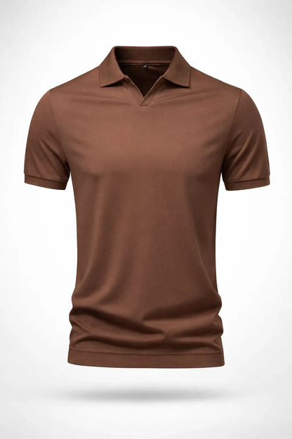 THE ATLAS OPEN-COLLAR POLO