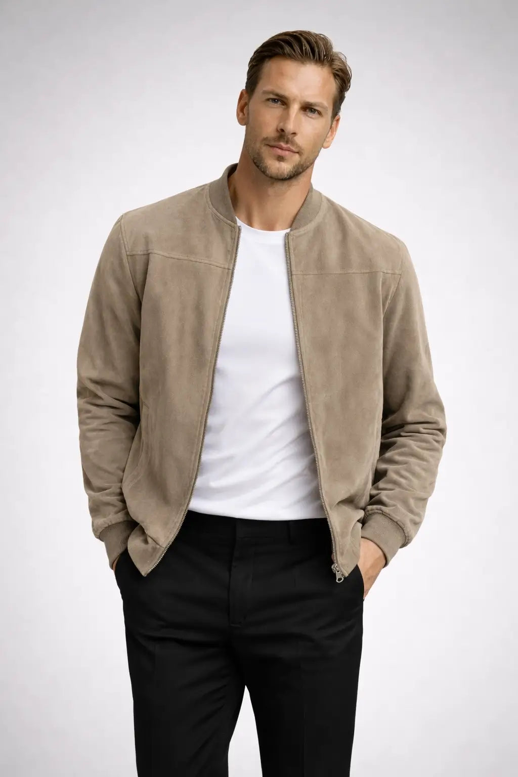 THE AURLION SUEDE JACKET