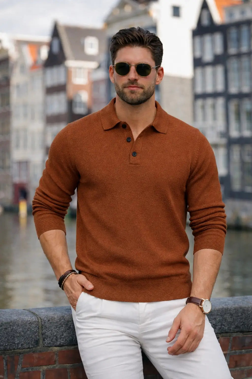 THE CHESTER LONGSLEEVE POLO