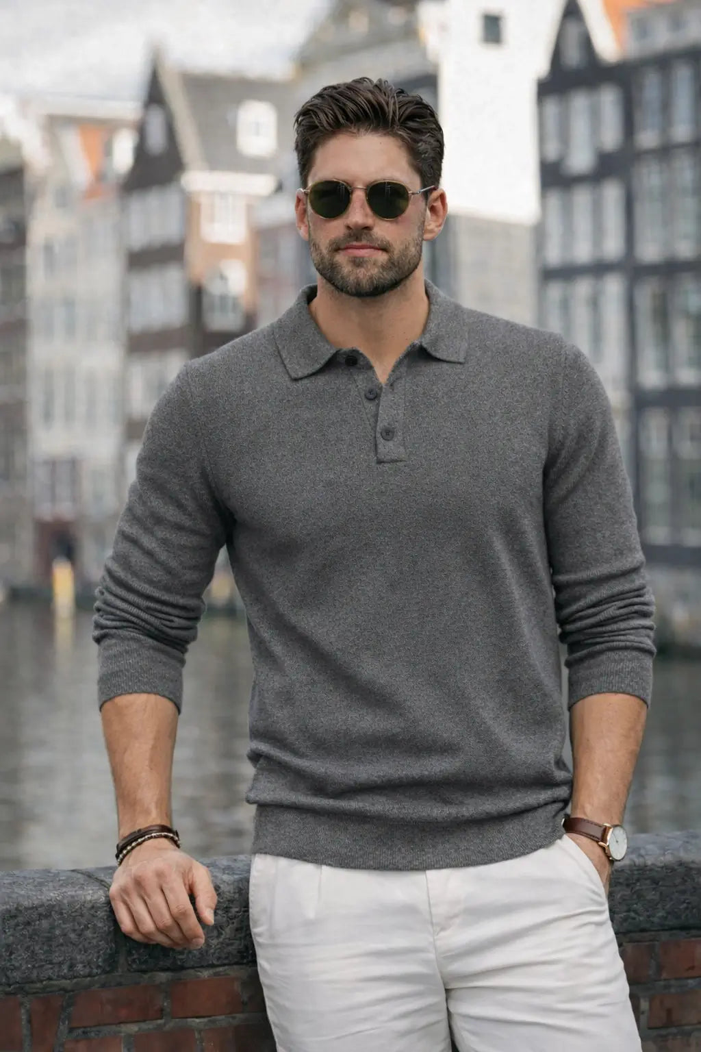 THE CHESTER LONGSLEEVE POLO