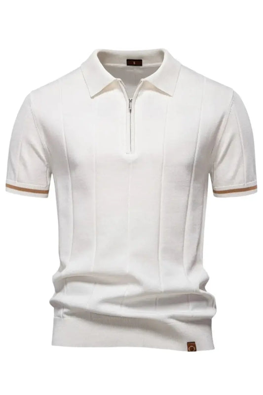 THE EROS ZIP-COLLAR POLO