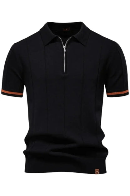 THE EROS ZIP-COLLAR POLO