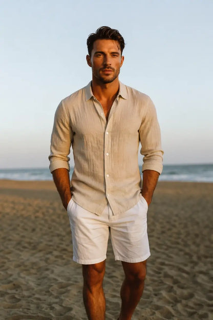 THE THERON LINEN SHIRT