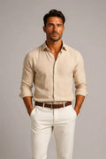 THE THERON LINEN SHIRT