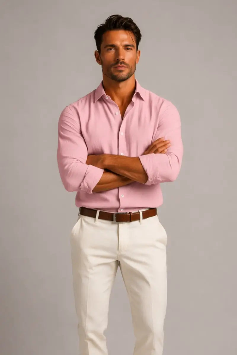 THE THERON LINEN SHIRT