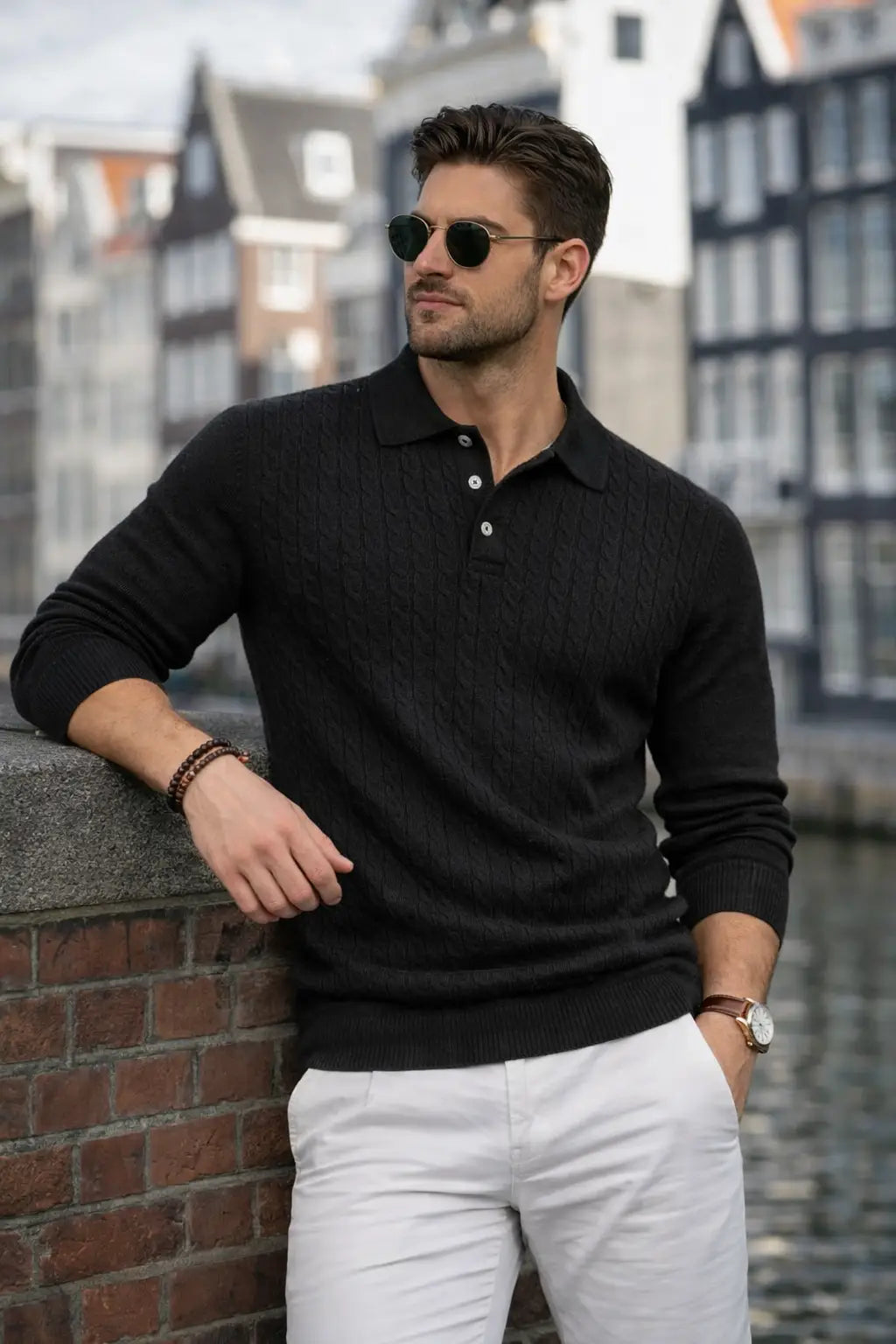 THE BRISTOL LONGSLEEVE POLO