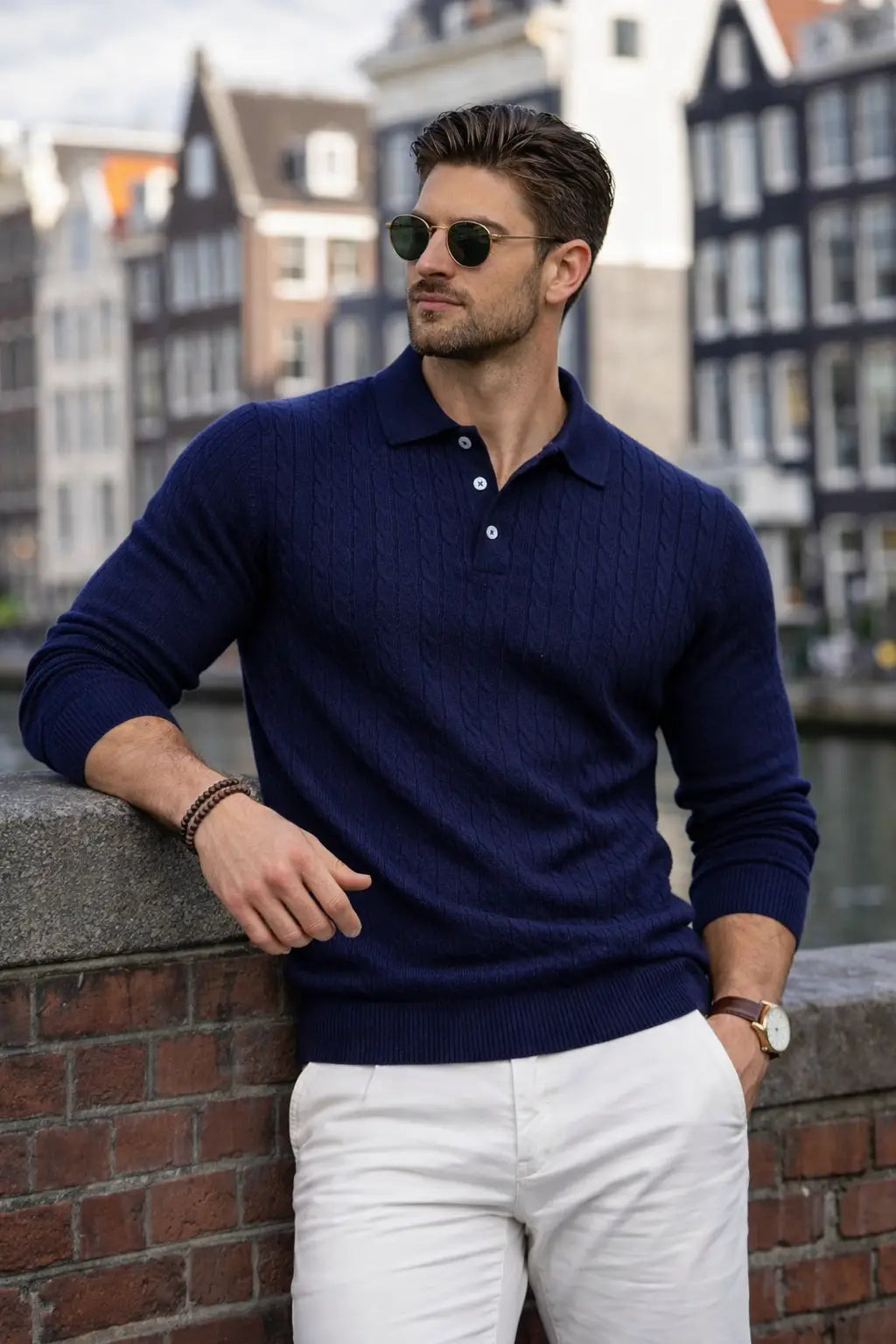 THE BRISTOL LONGSLEEVE POLO